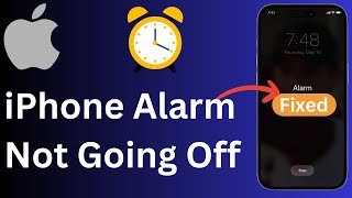 Fix iPhone Alarm Not Working 2024 [upl. by Viccora]