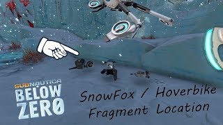 HOVERBIKE  SNOW FOX Fragment Location Subnautica Below Zero [upl. by Sorenson]