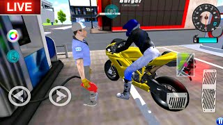 🔴LIVE✅3D SUPER BIKE VS Bullet Train POLICE Car Driving School Best Android Gameplay HD [upl. by Gulick]