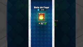 Melhorando a bola de fogo no meu clã no Clash Royale [upl. by Arsuy]