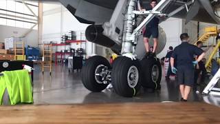 Boeing 767 landing Gear [upl. by Atteloiv]