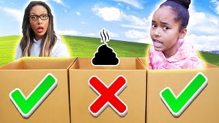 Ne PAS SAUTER dans la MAUVAISE BOITE 💩 ⚠️ EXTREME CHALLENGE  VERITY veux gagner des Robux [upl. by Salahcin]