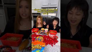 GIANT CHEESE CORN DOG TTEOKBOKKI RACE EATING COMPETITION shorts viral mukbang [upl. by Jenks67]