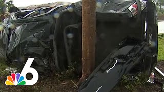 Tornado causes damage in Palm Beach Gardens [upl. by Townshend158]