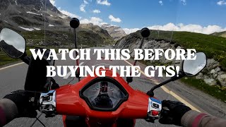 IS THE NEW 2023 VESPA GTS 300 MADE FOR LONG TRIPS WATCH BEFORE BUYING [upl. by Gaynor882]