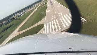 Waukegan IL Regional Airport Short Final Landing KUGN Sep 2017 [upl. by Ardnauqal54]