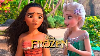 Scenes Elsa and Moana discover the Secret of the Island  Frozen 3 Rapunzel and Anna Fanmade Scene [upl. by Luciano]