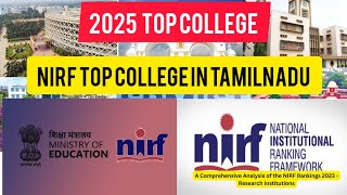 2025nirfranking Top Engineering Colleges in Tamilnadu Admission Open [upl. by Greenwell]