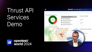 OpenText World 2024 Demo – AI Data Cloud Thrust API’s [upl. by Convery]