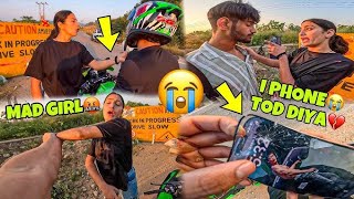 Pagal Girl🤬 i Phone Toddiya  Ladki Ne Mera I Phone 15 Pro Max Toddiya 😭 II Aalyan Vlogs ❤️ [upl. by Lilac]