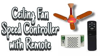 Fan Speed controller Wireless Controller Remote Control Makitech [upl. by Uttica]