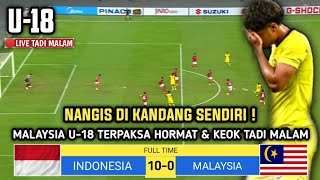 🔴GEMPARKAN ASEAN TADI MALAM  INDONESIA U18 10 VS MALAYSIA U18 0 MATCHDAY U18 2024MALAYA KEOK [upl. by Warenne]