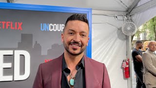 Original Queer Eye culture guy Jai Rodriguez talks Netflix comedy series Uncoupled at NYC premiere [upl. by Radford]