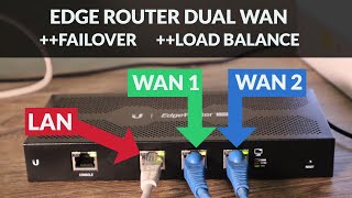 Ultimate Dual WAN Setup Guide for Ubiquiti EdgeRouter  Load Balancing amp Failover Tutorial [upl. by Ttenna788]