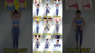 exercises to lose belly fat  belly fat burning exercises for women shorts [upl. by Rockel]