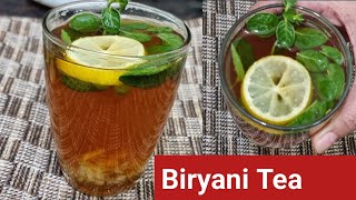 Biryani Tea Recipe Masala Chai Food zaika by Hoorain [upl. by Adiene]