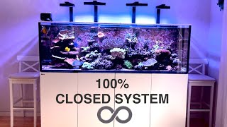 100 Closed Reef System  No water changes in 3 years [upl. by Dillie]