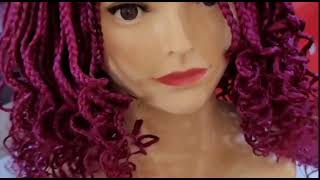 BRAIDED WIG MAKEOVER ADDING NEW CURLS FOR A FRESH LOOK [upl. by Teddie]