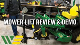 Mower Jack for Zero Turn and Lawn Tractors  MoJack Pro Review amp Demo [upl. by Eardnoed]