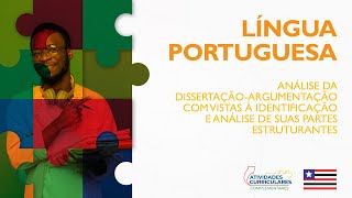 Atv Curriculares C  Língua Portuguesa  2º ano  Análise da dissertaçãoargumentação com vista [upl. by English]