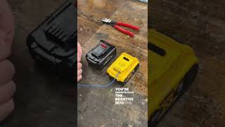 Fixing a dead battery that won’t charge shoptips shophacks batteries batteryhacks [upl. by Olivie]