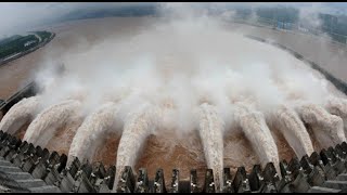 THREE GORGES DAM LIVE STREAM  Epic Water Discharge Amid Huge Flooding DAM ON THE BRINK [upl. by Woolcott509]