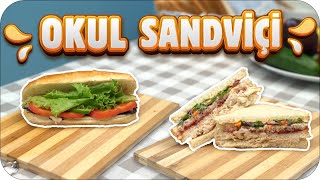 Okula Götürebileceğiniz 5 Kolay Sandviç Tarifi 🌮 [upl. by Ainavi]