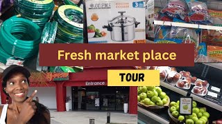 Fresh market place montego bay tour harbour city jamaica [upl. by Luar243]