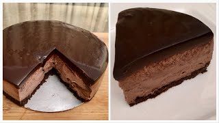 No Bake Chocolate Cheesecake  No Gelatin No Oven No Egg  Cheesecake  Homemade Cream Cheese [upl. by Leveroni]