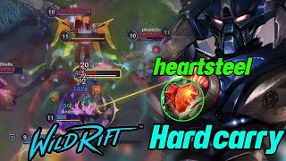 Wild rift Aatrox heartsteel hard carry MVP  Aatrox vs Mondekaiser baron lane season 14 [upl. by Andris650]