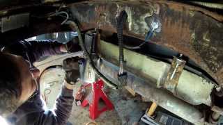 7  Gas Tank Install Chevy 3500 Bucket Truck [upl. by Ailemap]