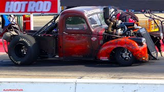 Street Legal Race Cars Travel 1000 miles between Race Tracks to Compete at Hot Rod Drag Week [upl. by Halpern799]