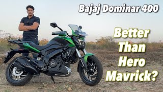 2024 Bajaj Dominar 400 Review  Better Than Hero Mavrick 440 [upl. by Akemahs]