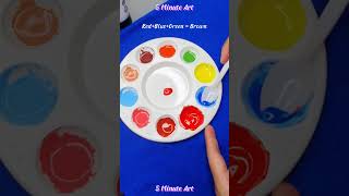 color mixing colormixing art colours colors satisfying shorts [upl. by Neelhsa]