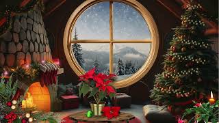 Background II Christmas in a hobbit house II Animation II Gratuit II Free II No Copyright II [upl. by Yarw]