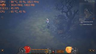 Can You Play Diablo III with the Nvida Gt 1030 PC 1080p with msi afterburner intel i52400 [upl. by Isaiah]