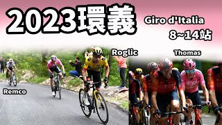 2023環義｜814站｜公路賽｜精華｜Highlight｜Giro dItalia｜Remco Evenepoel｜Roglič｜Ben Healy｜Thomas｜Cavendish [upl. by Lorraine]