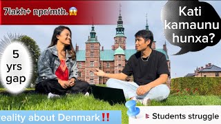 Nepalese Students Income in Denmark🇩🇰🤑 Costs Gap Struggle Gpa IeltsAshBeeVlogs86 [upl. by Alake318]