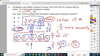 Mult and Div of Fractions and Whole Numbers Test Review Part 1 [upl. by Jone964]