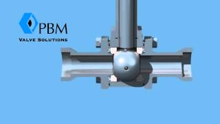 PBM Firesafe Cryogenic Valve Animation [upl. by Waltner]