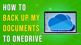 How To Back Up My Documents To OneDrive [upl. by Ordnagela]