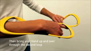 Finis Forearm Fulcrum instructional video how to put on by ProSwimwear [upl. by Rickard520]