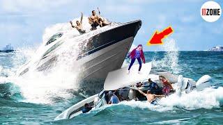 80 IDIOTS In Boats Caught On Camera12 Fact Zone [upl. by Ecinehs]