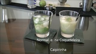 12 Caipirinha  Normal e na Coqueteleira [upl. by Nna]