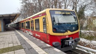 SBahn Berlin Mitfahrt von Friedrichstraße bis Lichterfelde Ost in der BR 482 auf der S25 [upl. by Giliane]