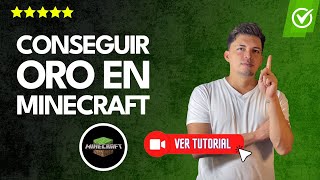 ¿Cómo CONSEGUIR ORO en Minecraft  ✅Utilidad de este mineral🎮 [upl. by Everara]