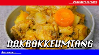 DAKMBOKKEUMTANG 닭볶음탕 l DAKDORITANG l COMIDA COREANA l CÓMO HACER l COCINERO COREANO l RECETA FÁCIL [upl. by Casie945]