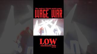 Wage War  Low  10•2•24  The Andrew J Brady Music Center  Cincinnati Ohio WageWar [upl. by Ardni]