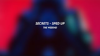 secrets the weeknd sped up [upl. by Ric]