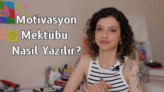 Motivasyon Mektubu Nasıl Yazılır  Master Eğitim ve İş Başvuruları [upl. by Alamat]